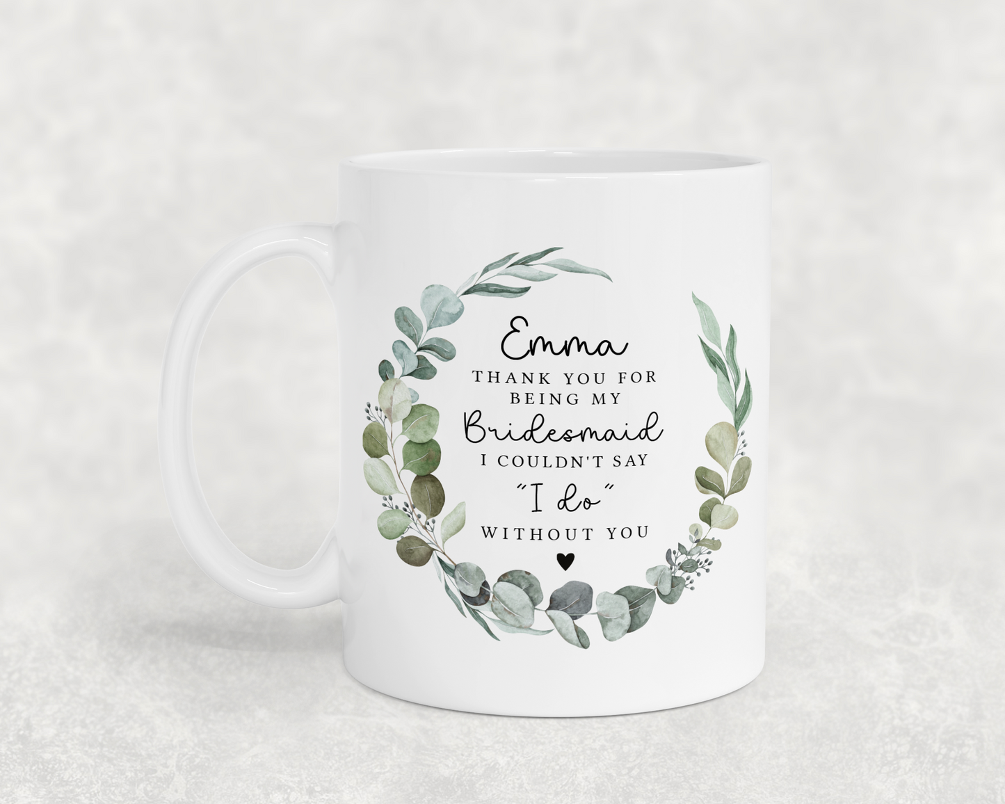 Thank You Bridesmaid Mug