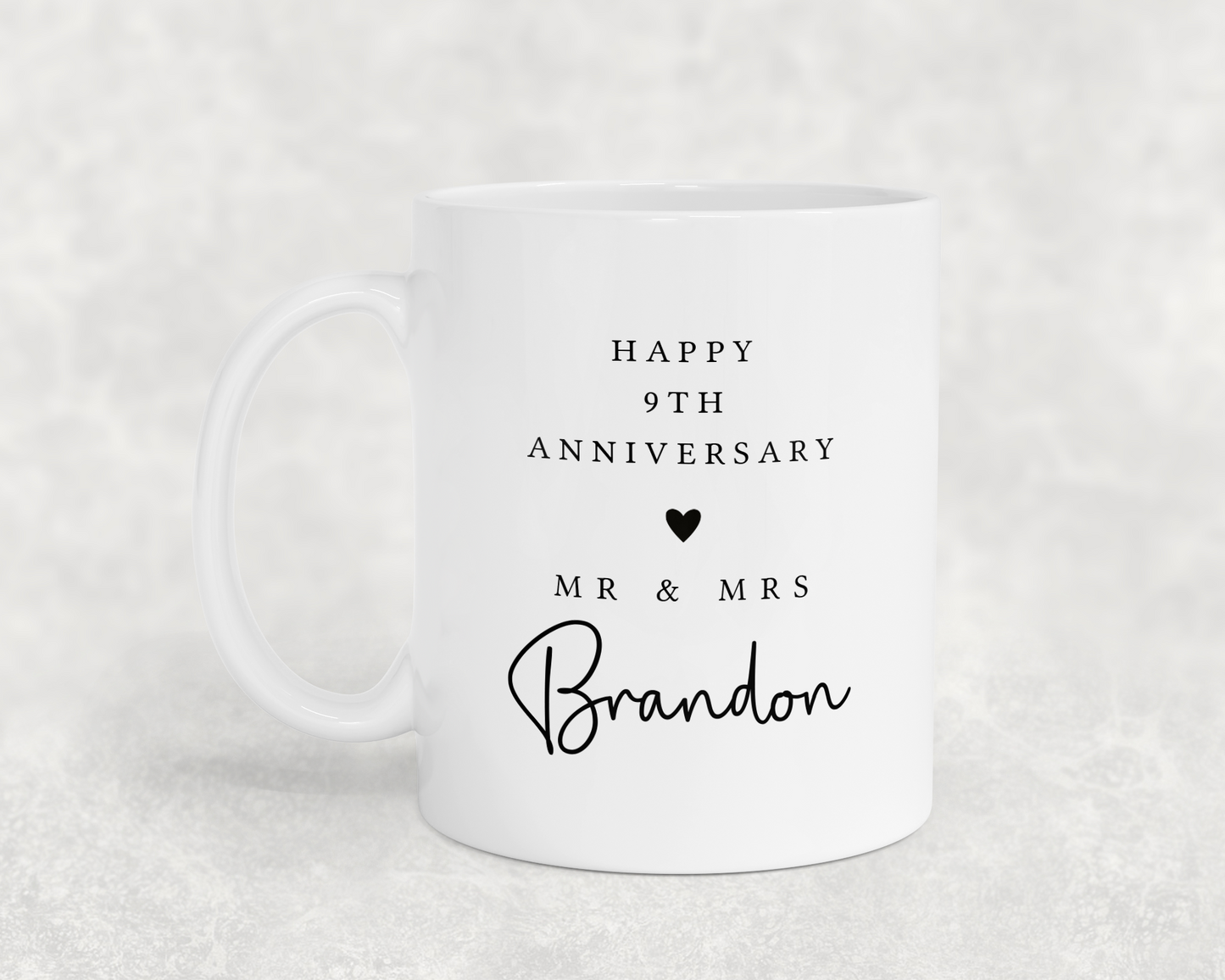 9th Anniversary Mug