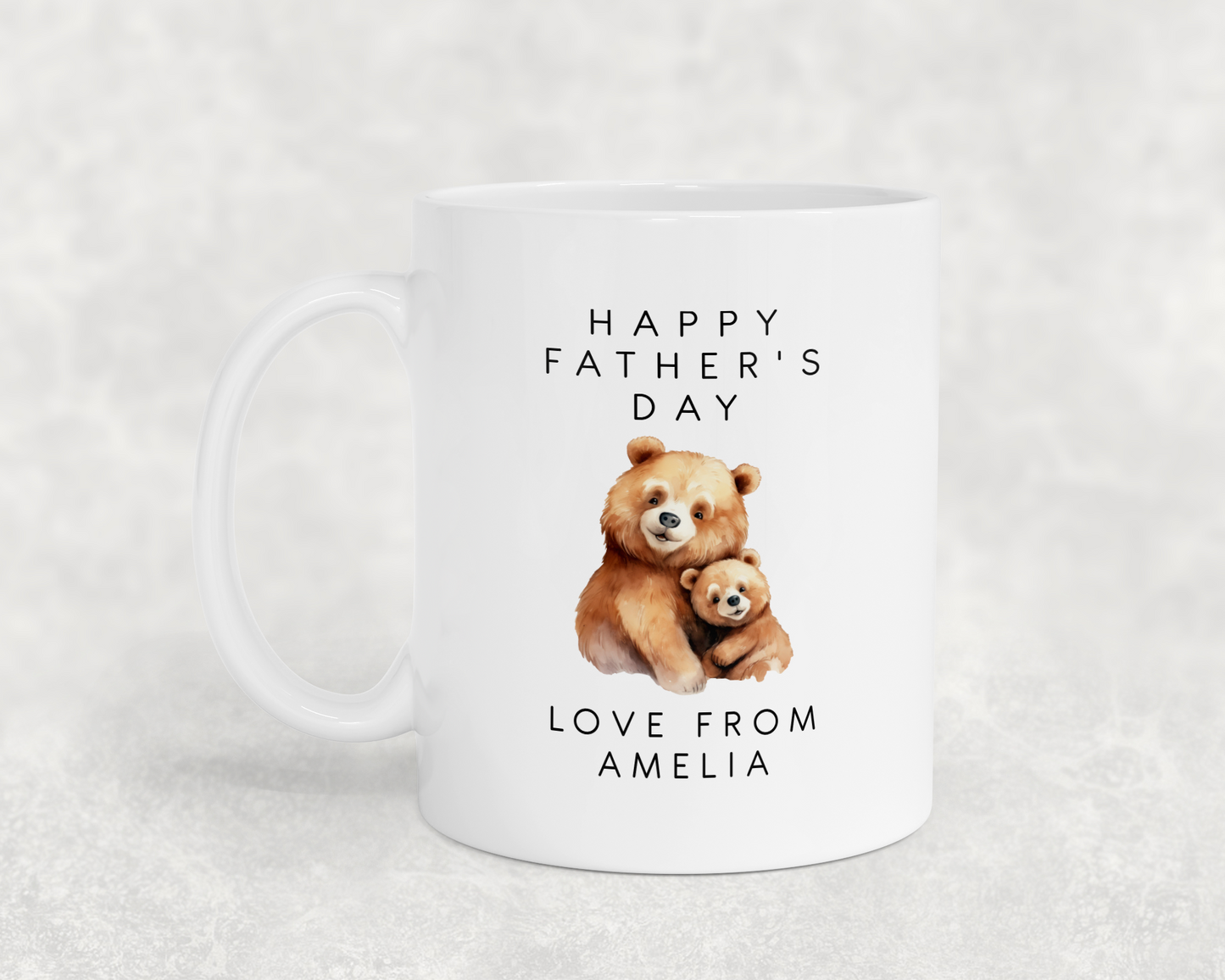 Fathers Day Bear Mug