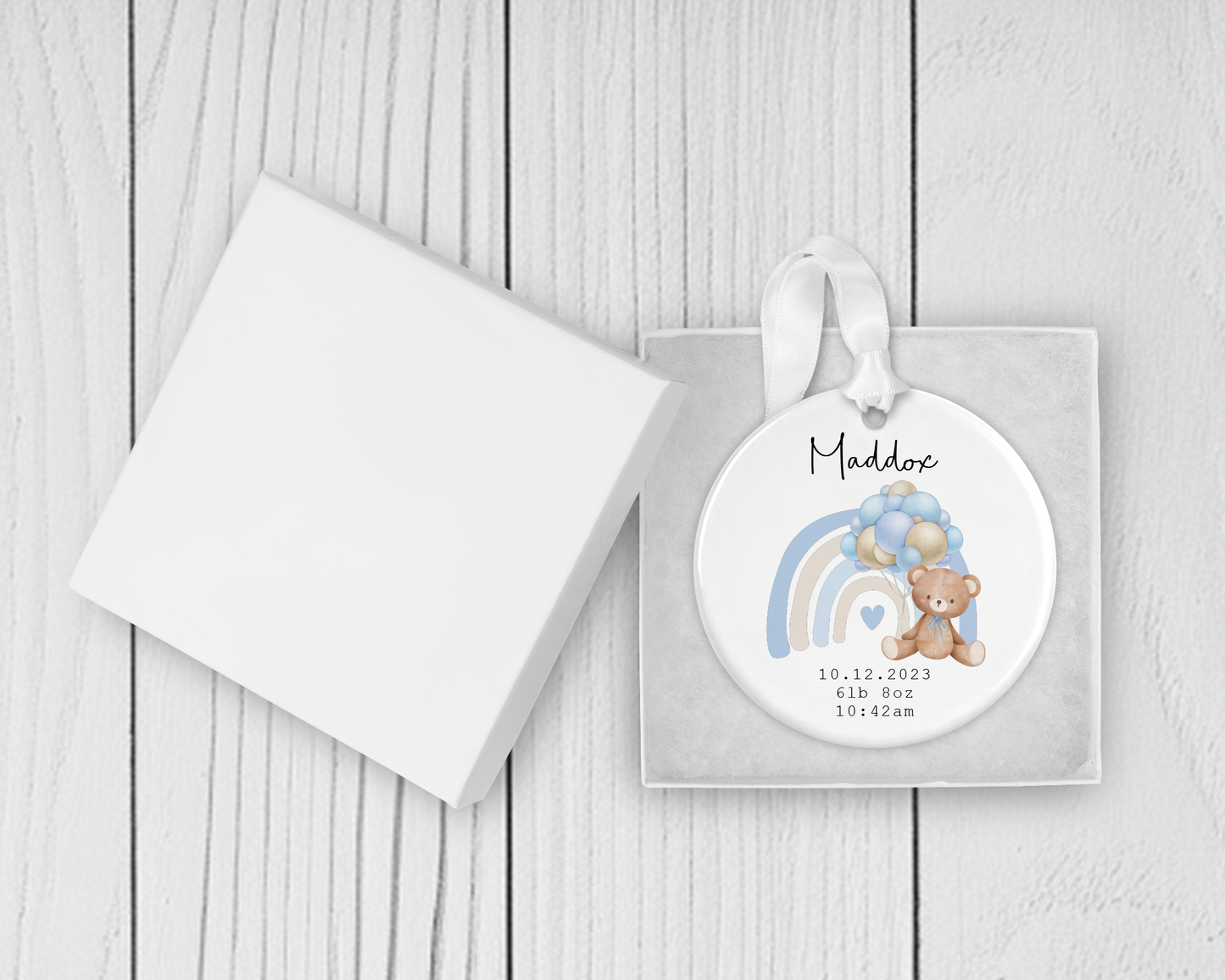 Boys Birth Ornament