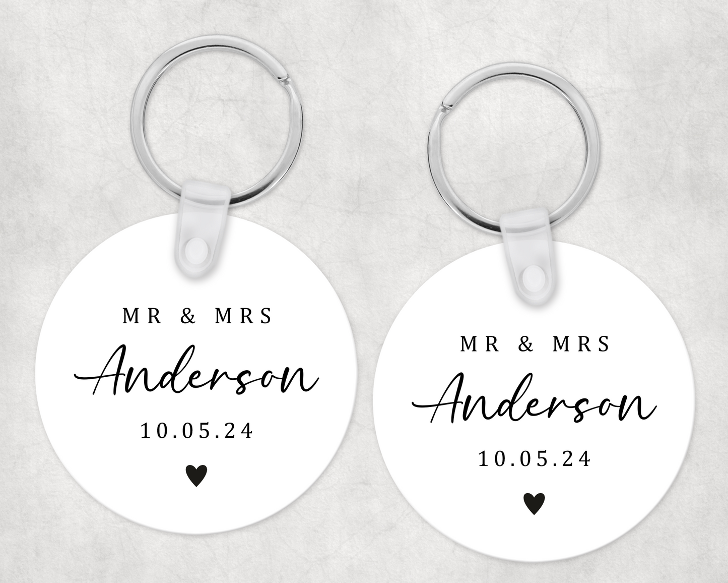 Mr & Mrs Keyrings