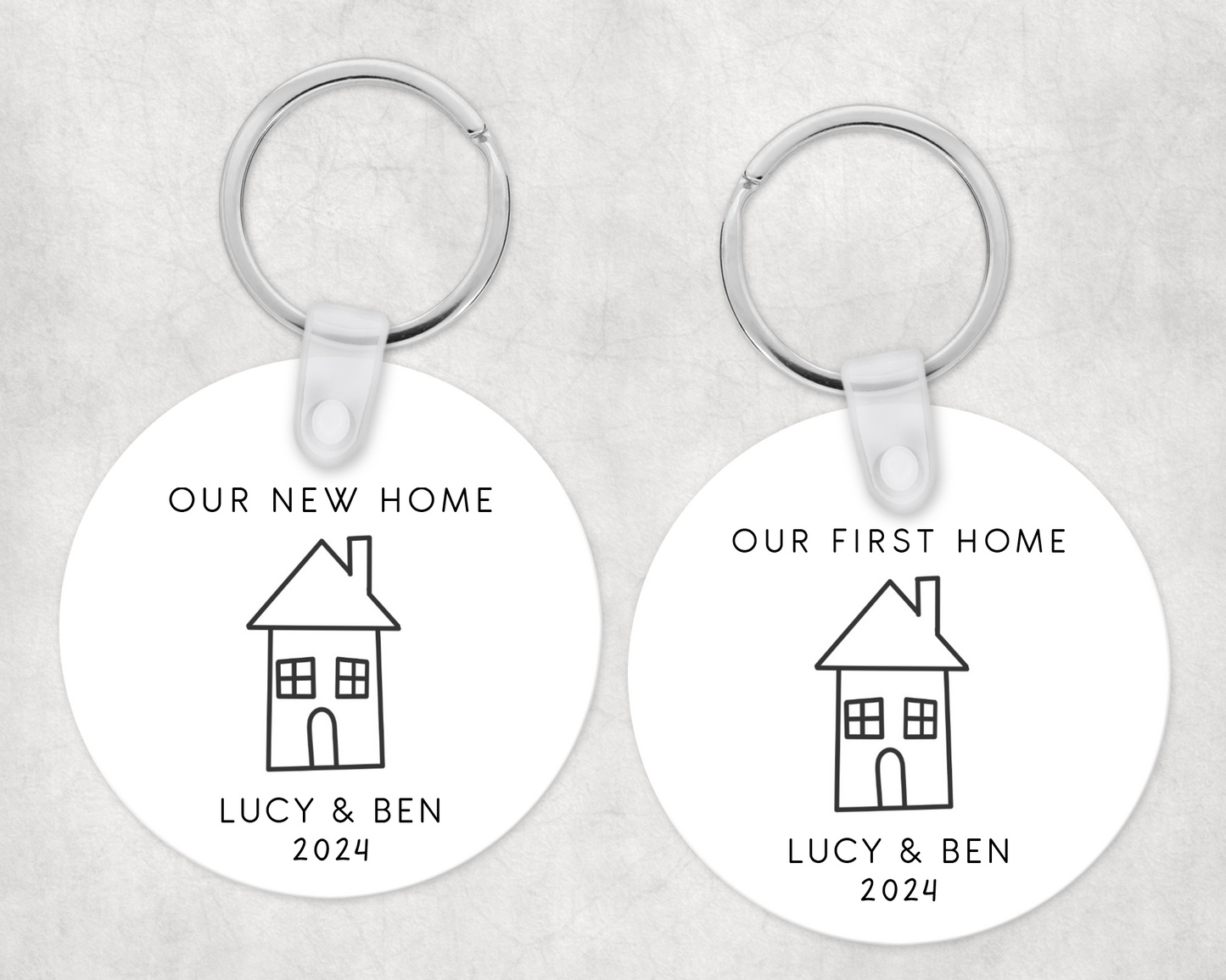 New/First Home Keyring