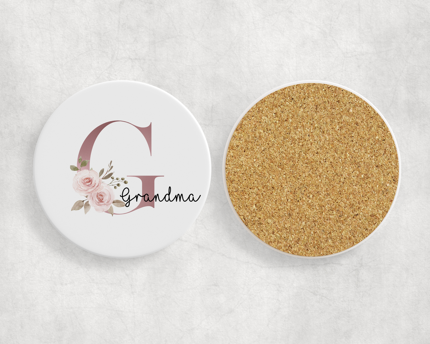 Initial & Name Coaster