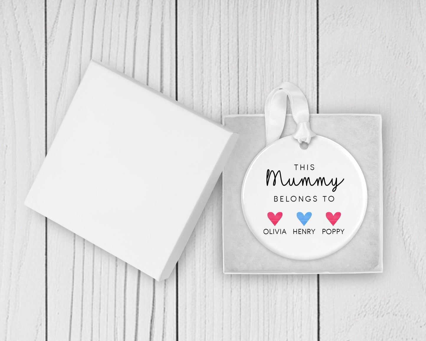 Personalised Belongs To Ornament