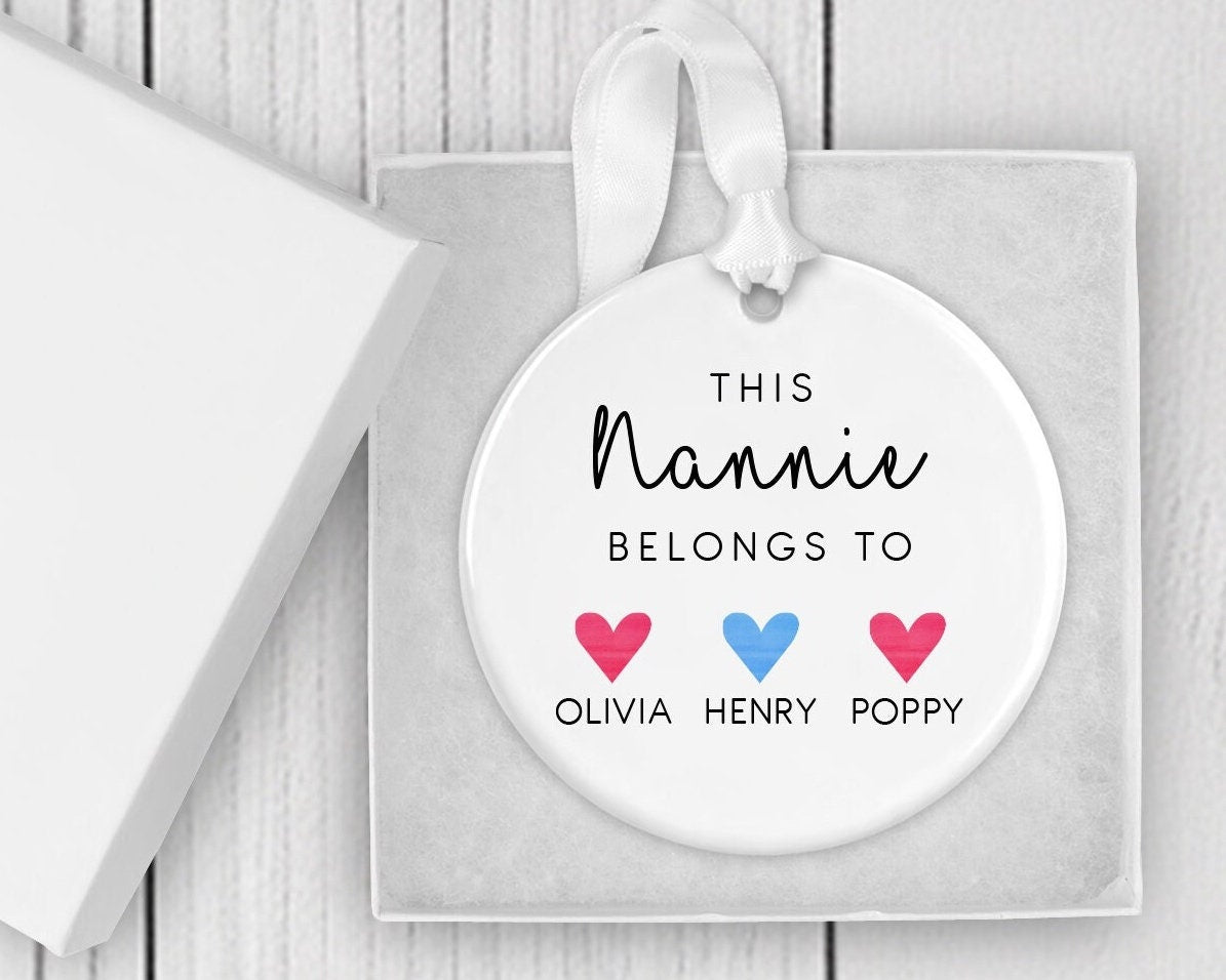 Personalised Belongs To Ornament