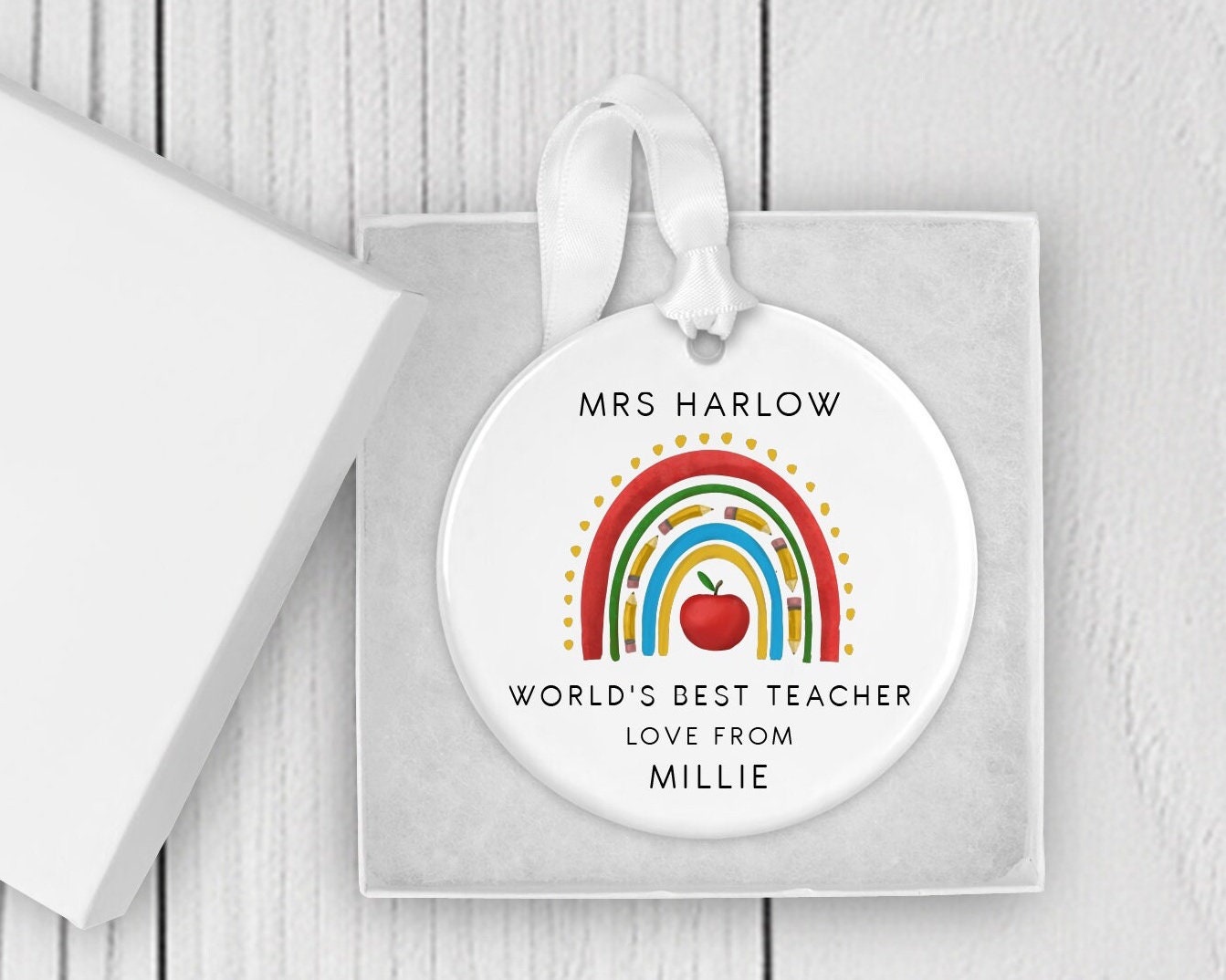 Best Teacher Bauble