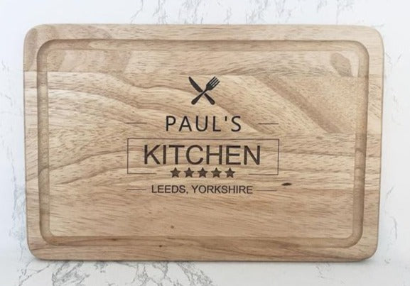Personalised Kitchen Chopping Board