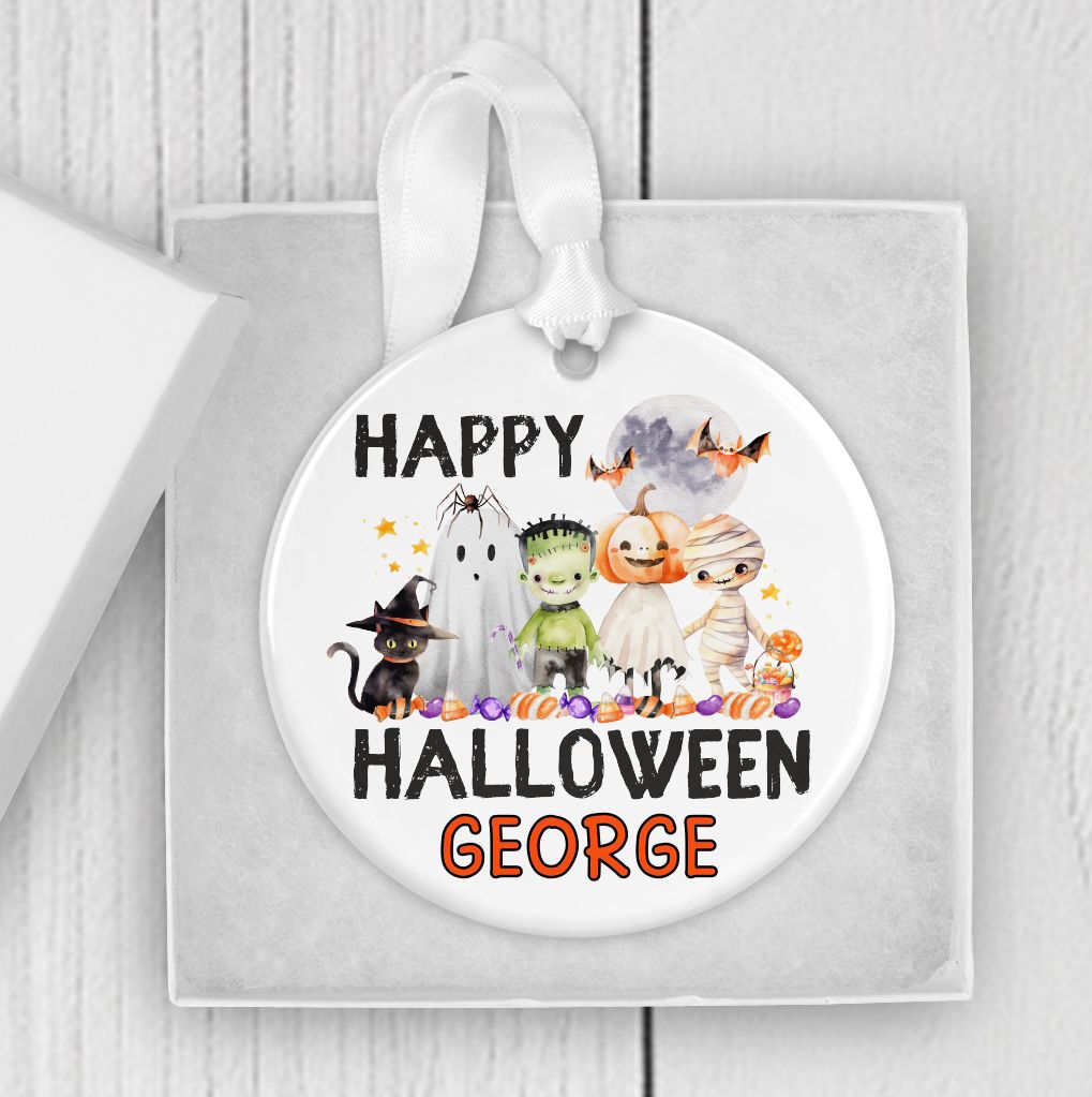 Personalised Halloween Bauble