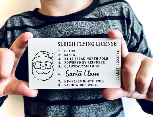 Wooden Santa's Sleigh License