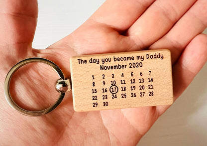 Birth Date Keyring