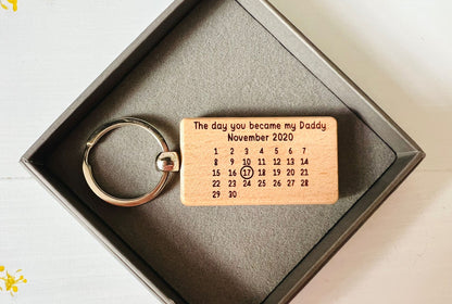 Birth Date Keyring