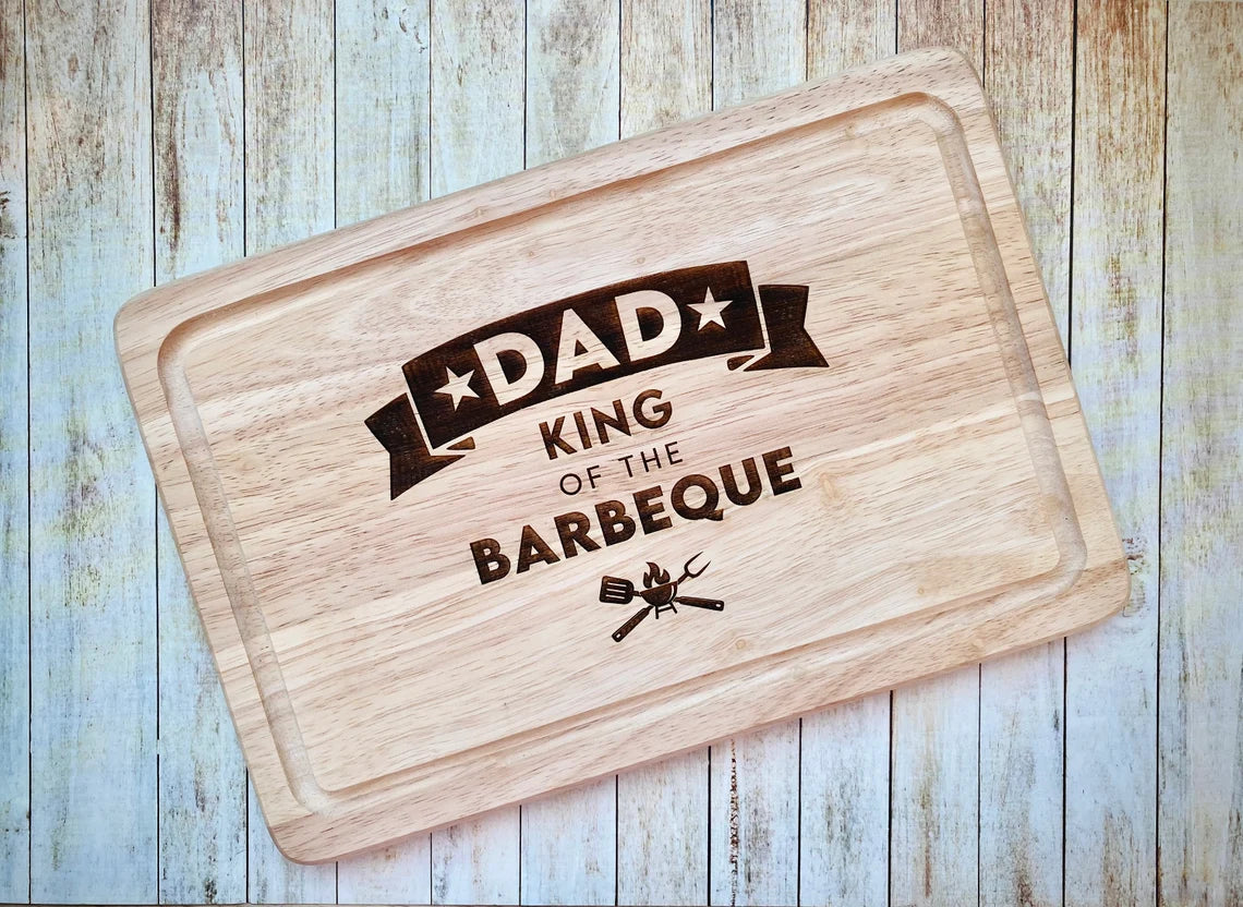 King of the BBQ Chopping Board