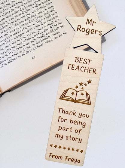 Personalised Teacher Bookmark