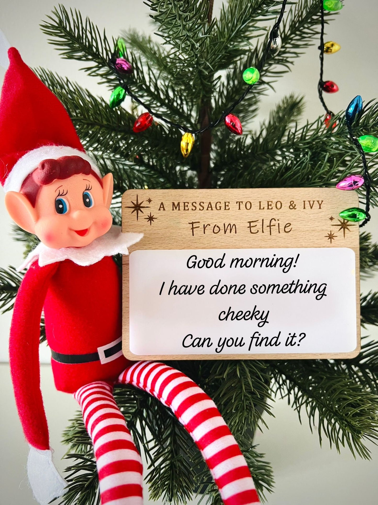 Personalised Christmas Elf Message