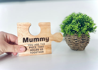 Personalised Mummy Jigsaw Piece