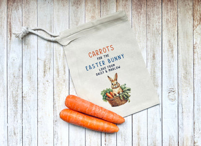 Carrots For Easter Bunny Bag