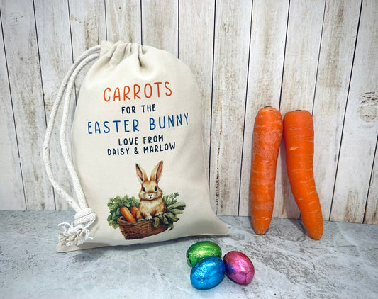 Carrots For Easter Bunny Bag